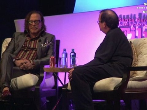 Mickey Rourke Celebrity Famous Celeb Interview Santa Barbara SBIFF