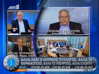 Βουδούρης - Λουράντος στον ΑΝΤ1