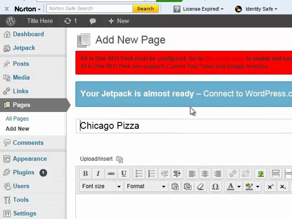 How to install wordpress.