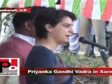 Priyanka Gandhi Vadra in Sareni (Raebareli) Politics should be based on service and development