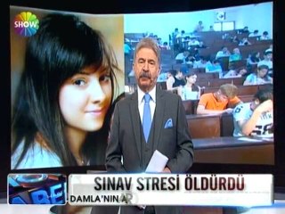 Sınav stresi öldürdü - 02 nisan 2012