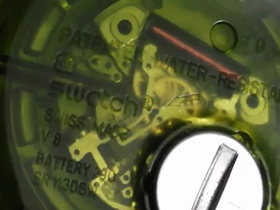 Vidéo Mouvement montre à quartz par www.montres-passion.fr