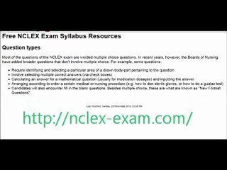 NCLEX Exam | NCLEX Courses | NCLEX Syllabus | NCLEX Test | NCLEX Questionss