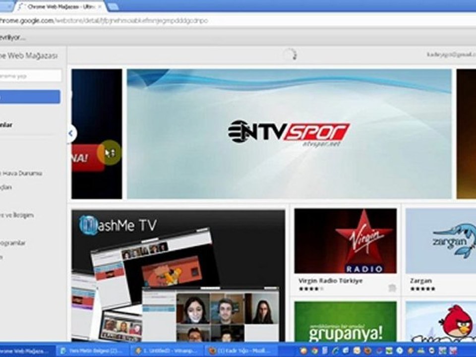 Mozilla ve google chrome'da zaman tünelinden çıkış Süper HD video