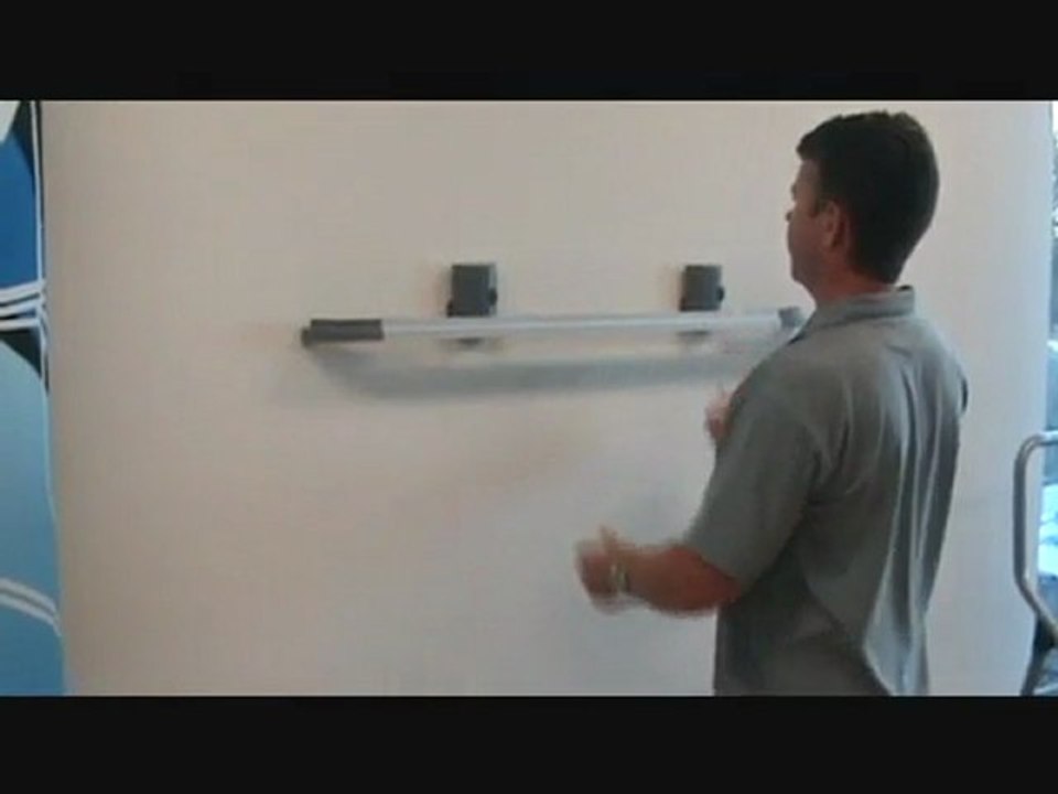 How to Install Tension Fabric Displays - TRIGA Wall Mount Demo Video