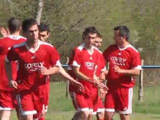 But de Julien Rey , 18ème journée de championnat , St Louis Sourzac - ASPB , 1 avril 2012