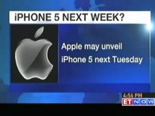 Apple expected to unveil new iPhone 5 next week