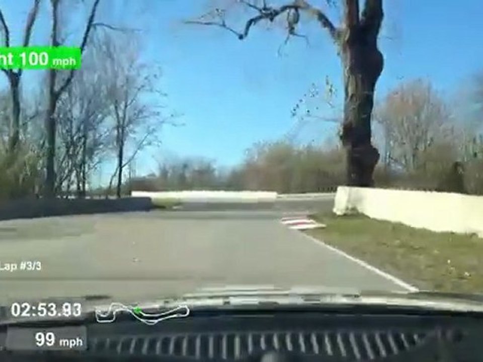 Optrix VideoPro data app mounted in an MX5-Cup car