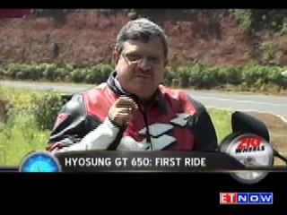 ZigWheels - HYOSUNG GT 650 - First Ride