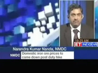 NMDC: Not much impact of export duty hike on company