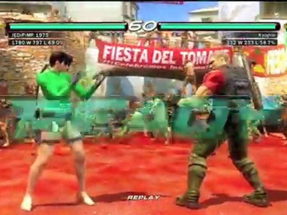 Tekken 6 Ranked Match Bryan vs Nina