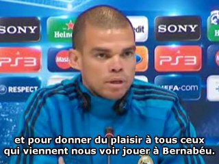 Pepe : "Je défends corps et âme le maillot du Real"