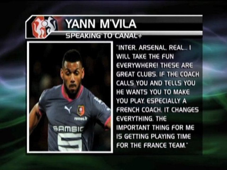 M'vila flirtet mit arsenal