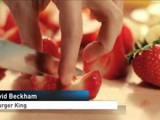 David Beckham stars in Burger King ad