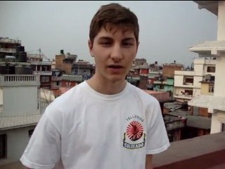 Global Crossroad  Volunteer Grant Parisi Nepal Talks about his Trip