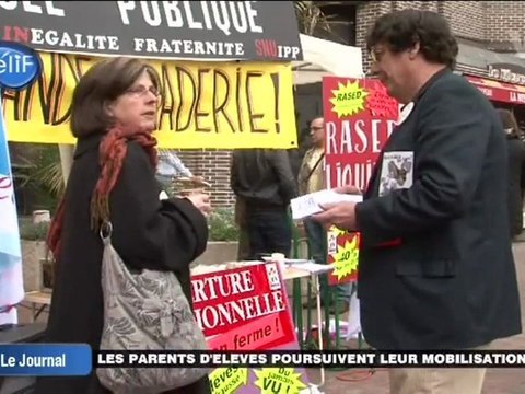Les parents d’élèves poursuivent leur mobilisation (Cergy)