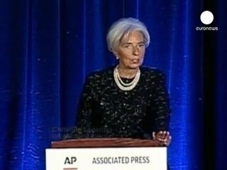 IMF chief says recovery still fragile, some improvement