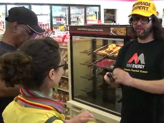 Green Thunder and Black Cheery - MiO Energy Drink