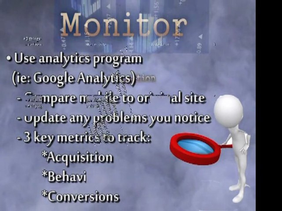 Top of the First Page : Mobile Website