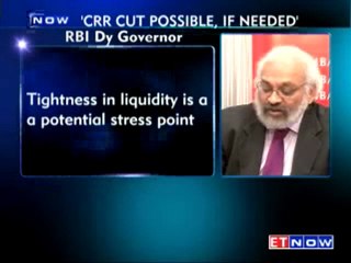 RBI Deputy Governor - CRR cut possible, if needed