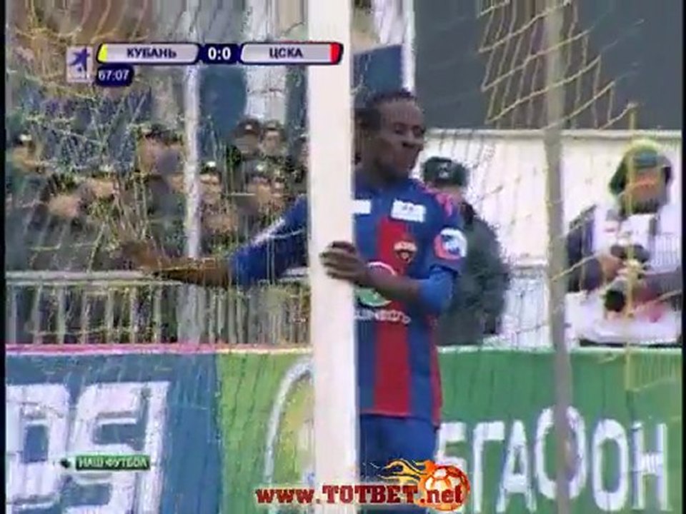 Кубань - ЦСКА (1-1) 31.03.2012