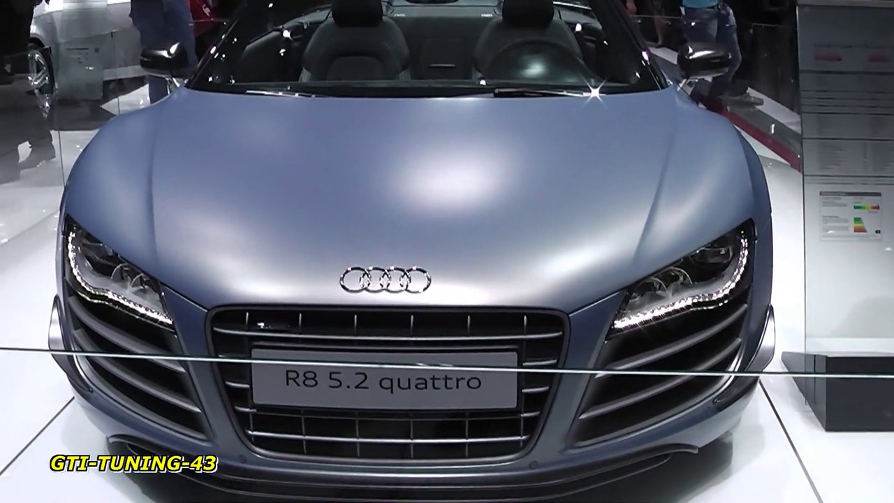 Audi R8 Spyder GT au Salon de Genève 2012