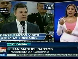 Liberados por las FARC están en buen estado de salud