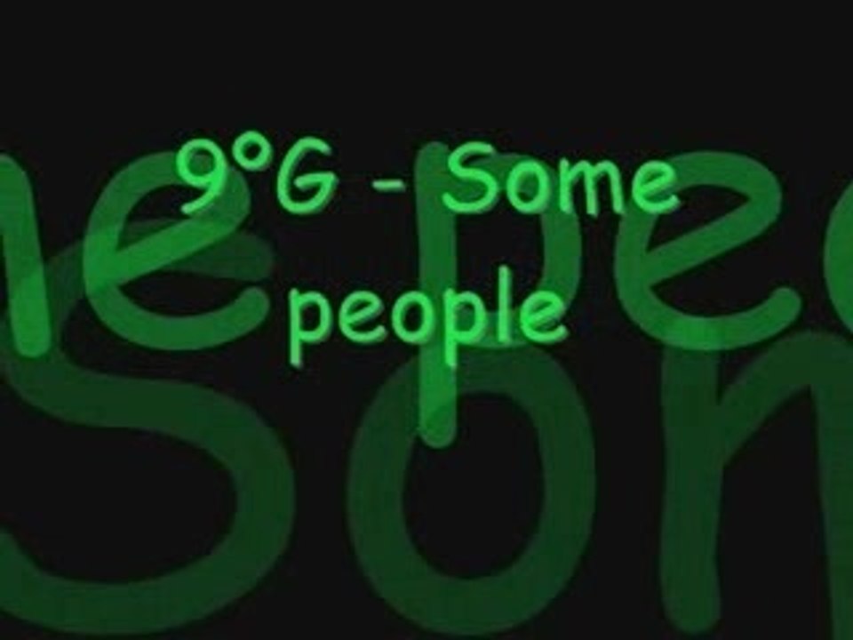video some people 9ºG
