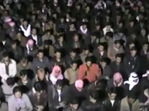 فري برس ادلب جرجناز صلاة الجنازة على روح الشهيد البطل محمد رمضان الشرهان 2 4 2012