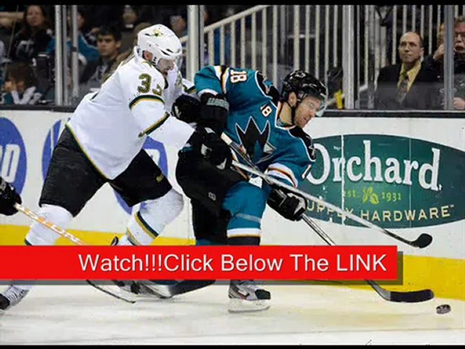 Dallas Stars v San Jose Sharks NHL Live Stream Ice Hockey