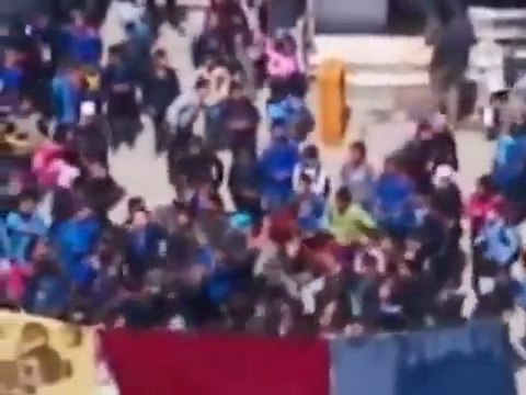 فري برس دمشق حي التضامن مظاهرة طلابية 3 4 2012