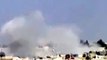 فري برس   حي دير بعلبة تصاعد الدخان الكثيف من منازل المدنيين بسبب إستمرار القصف العنيف على الحي 3 4 2012