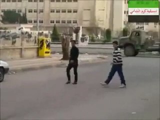 فري برس   حمص وصول تعزيزات الى المدينة 2 4 2012