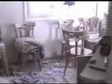 فري برس   حمص القصور دمار منزل بسبب قصف دبابة تي 72 3 4 2012