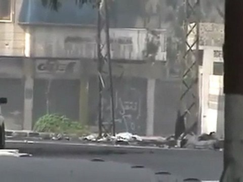 فري برس حمص القصور تصوير قصف الدبابة 3 4 2012