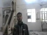 فري برس   حمص القديمة عمر التلاوي يروي كيف قصفت المساجد والكنائس 3 4 2012