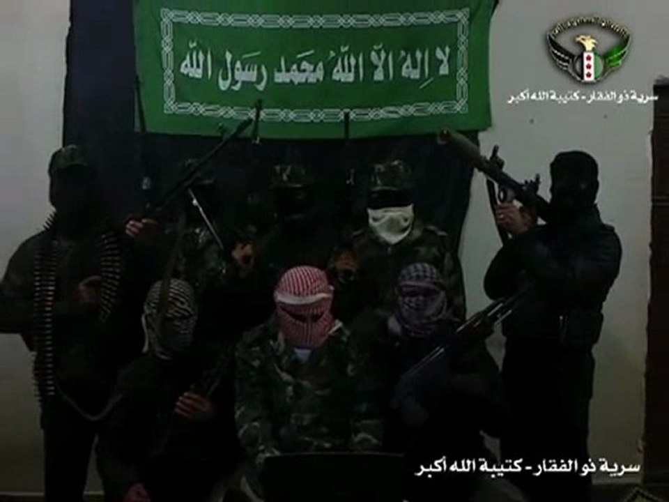 فري برس   تشكيل سرية ذو الفقار  كتيبة الله أكبر  البوكمال 1 4 2012