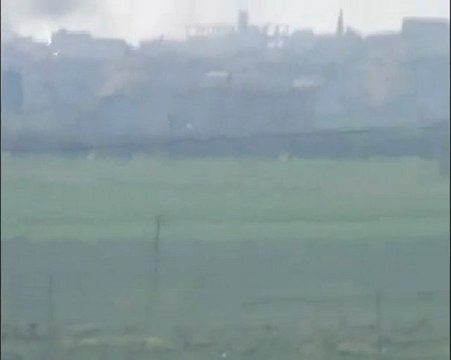 فري برس إدلب تفتناز تحترق تحت قصف كتائب الأسد 3 4 2012