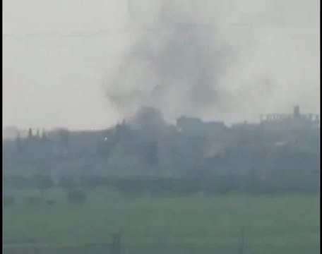 فري برس إدلب تفتناز احد المنازل المقصوفة والنيران تشتعل فيها