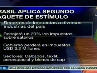 Brasil implementa segundo paquete de estímulo
