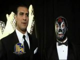 Mil Mascaras & Alberto Del Rio after Hall of Fame 2012.