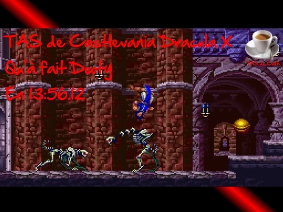 Tas de Castlevania Dracula X qu'à fait Dooty en 13min56.12