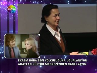 Ekrem Bora'yı uğurluyoruz - Fatma Girik gözyaşlarına boğuldu