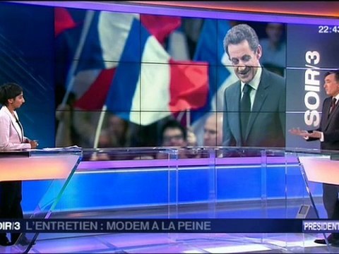 Philippe Douste-Blazy, invité de Soir3 sur France3 - 030412