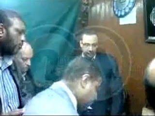 اقبال حاشد فى انتخابات المحامين بالفيوم فى الساعات الاولى من بدء التصويت 26 2 2012