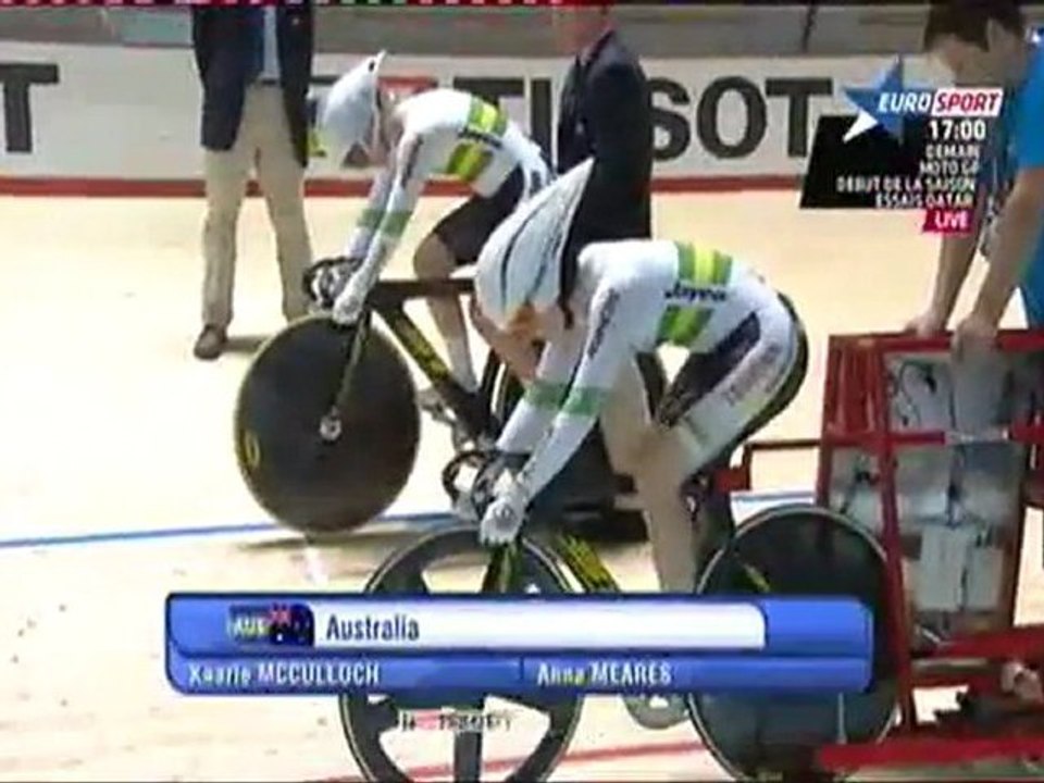 Mondiaux sur piste 2012 vitesse par equipe dame finale