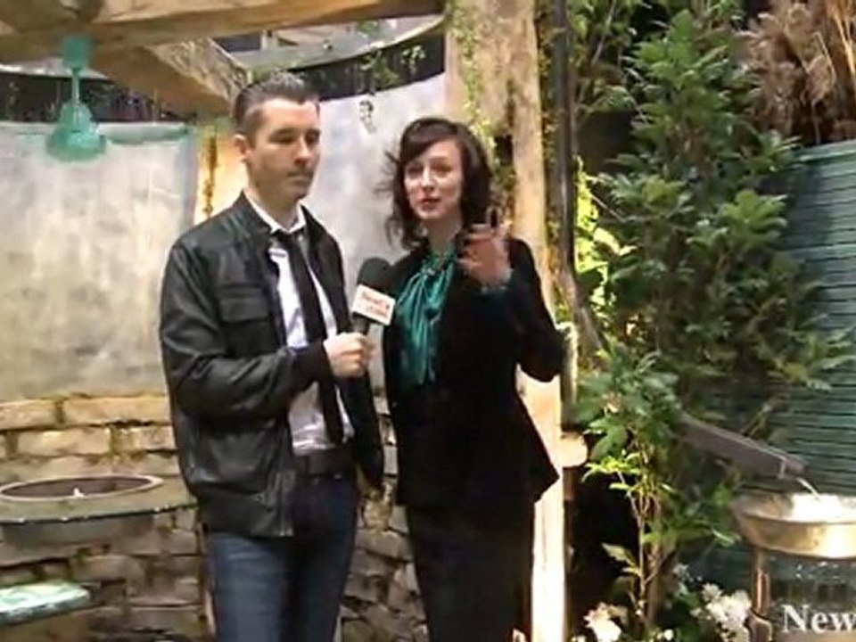 NewCa.com: Juno Rocks Gardens - Royal Wood and Sarah Slean at 2012 Canada Blooms
