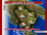 Previsioni del tempo, mercoledì 4 aprile