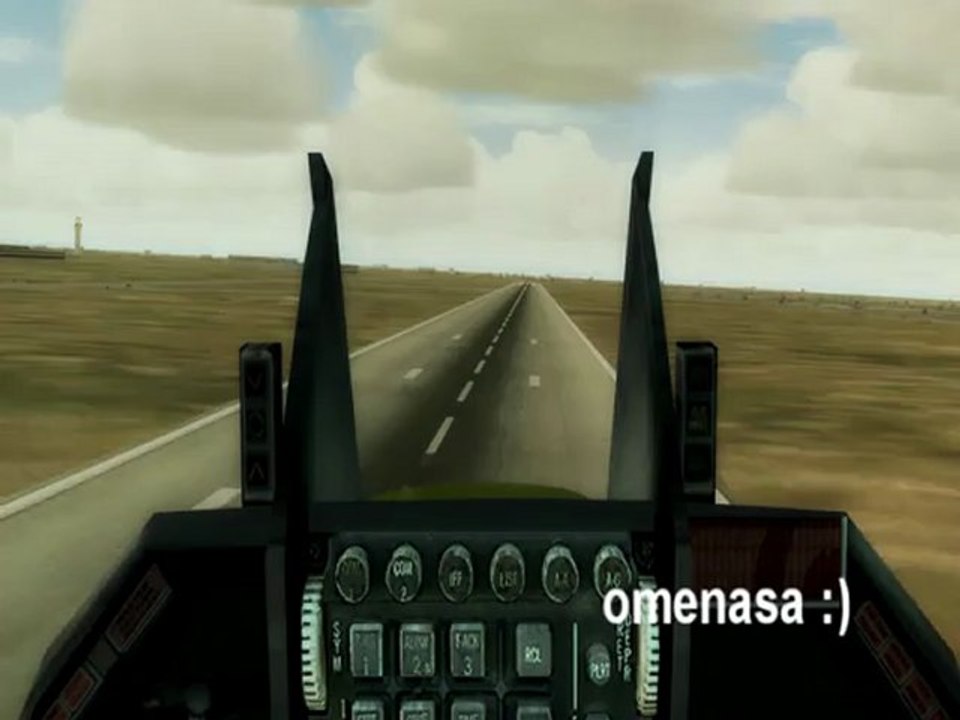 F-16 (SW) Landing to Baghdad Airport