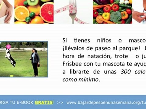 Bajar De Peso En Una Semana: Reduce Tu Consumo De Calorias (Parte 2)